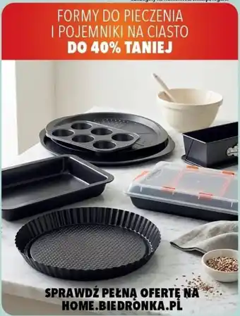 Formy do pieczenia i pojemniki na ciasto