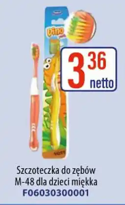 AT Dino Szczoteczka do zębów M-48 dla dzieci miękka oferta