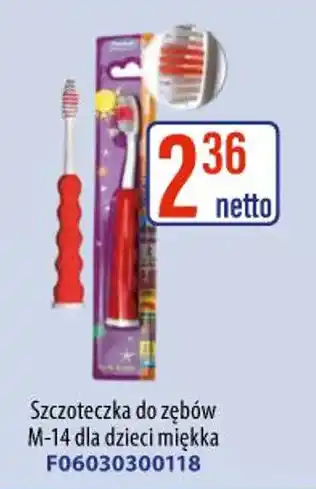 AT Szczoteczka do zębów M-14 dla dzieci miękka oferta