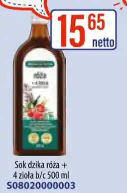 AT Sok dzika róża + 4 zioła b/c oferta