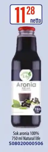AT Natural life Sok aronia 100% oferta