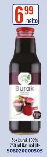 AT Natural life Sok burak 100% oferta