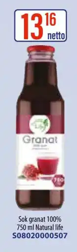 AT Natural life Sok granat 100% oferta