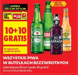 Biedronka Wszystkie piwa w butelkach bezzwrotnych oferta