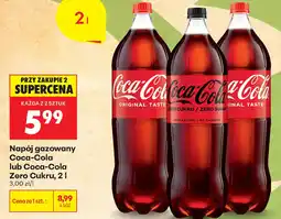 Biedronka Coca-Cola Napój gazowany lub Coca-Cola Zero Cukru oferta