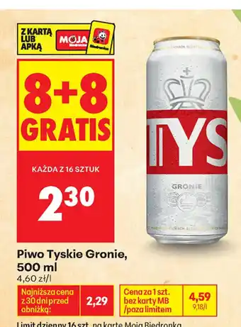 Piwo Tyskie Gronie