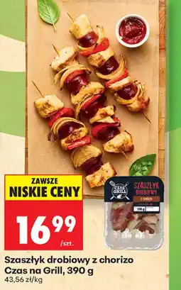 Biedronka Czas na Grill Szaszłyk drobiowy z chorizo oferta