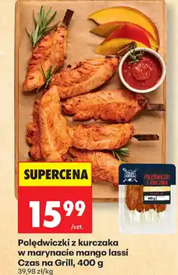 Biedronka Czas na Grill Polędwiczki z kurczaka w marynacie mango lassi oferta