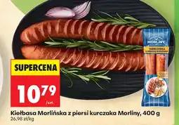 Biedronka Morliny Kiełbasa Morlińska z piersi kurczaka oferta