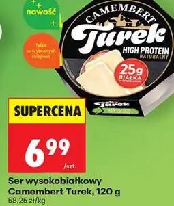 Biedronka Turek Ser wysokobiałkowy Camembert oferta