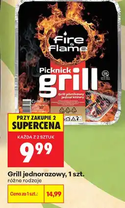Biedronka Fire & Flame Grill jednorazowy oferta