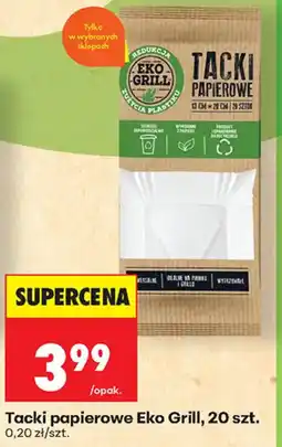 Biedronka Eko Grill Tacki papierowe oferta