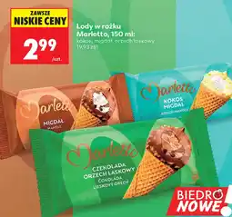 Biedronka Marletto Lody w rożku oferta