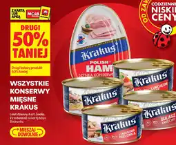 Biedronka Krakus Wszystkie konserwy mięsne oferta