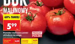 Biedronka Pomidor malinowy polski układany na wagę oferta