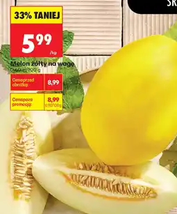 Biedronka Melon żółty na wagę oferta