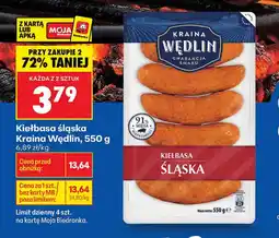 Biedronka Kraina Wędlin Kiełbasa śląska oferta