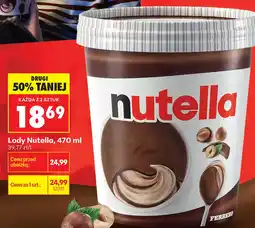 Biedronka Ferrero Lody Nutella oferta