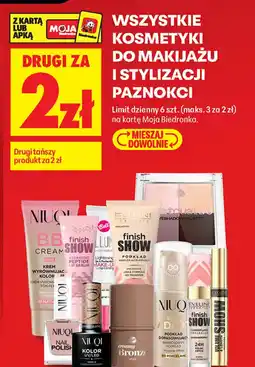Biedronka Wszystkie kosmetyki do makijażu i stylizacji paznokci oferta