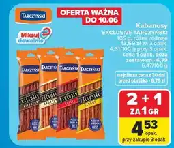Carrefour Kabanosy wieprzowe Tarczyński Exclusive oferta