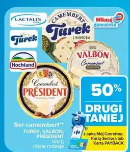 Carrefour Ser camembert aksamitny Valbon oferta