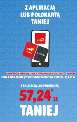 Polomarket Z aplikacją lub POLOkartą taniej oferta