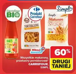 Carrefour Makaron z pszenicy zwyczajnej świderki Simpl oferta