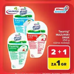 Carrefour Twaróg półtłusty Mazurski Smak oferta