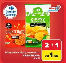 Carrefour Orzeszki w panierce paprykowej Carrefour Sensation oferta