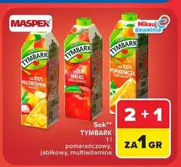 Carrefour Sok pomarańczowy Tymbark oferta