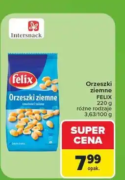Carrefour Orzeszki ziemne smażone i solone Felix oferta