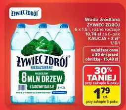 Carrefour Woda niegazowana Żywiec Zdrój oferta