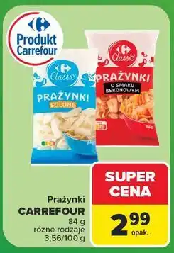 Carrefour Prażynki bekonowe Carrefour Classic oferta