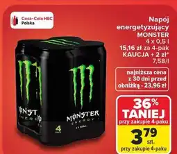 Carrefour Napój energetyczny classic Monster Energy oferta