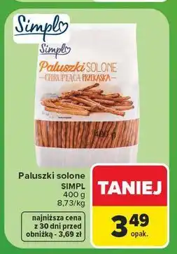 Carrefour Paluszki solone Simpl oferta