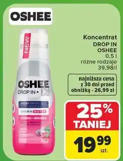 Carrefour Koncentrat napoju vitamin water zero witaminy i minerały Oshee Drop In oferta