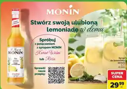 Carrefour Syrop lemonade base Monin oferta