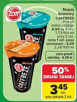 Carrefour Napój latte macchiato Zott Caffreze oferta