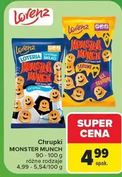 Carrefour Chrupki original Lorenz Monster Munch oferta