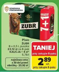 Carrefour Piwo Żubr 1768 oferta