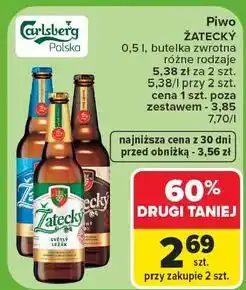 Carrefour Piwo Zatecky Svetly Lezak oferta