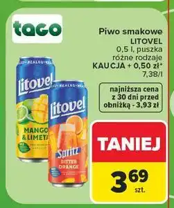 Carrefour Piwo bitter orange Litovel oferta