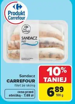 Carrefour Sandacz filet ze skórą Carrefour Targ Świeżości oferta