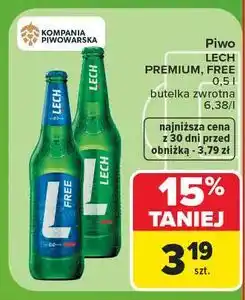 Carrefour Piwo Lech Free oferta