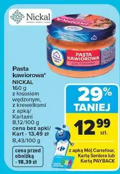 Carrefour Pasta kawiorowa z krewetkami Vodnyj Svit oferta