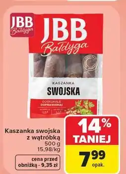 Carrefour Kaszanka swojska Jbb Bałdyga oferta