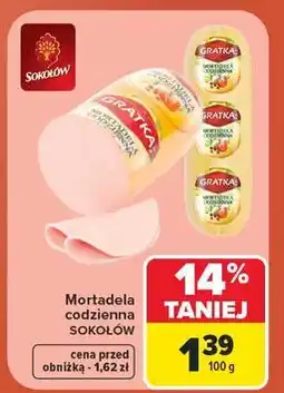 Carrefour Mortadela codzienna Sokołów Gratka oferta