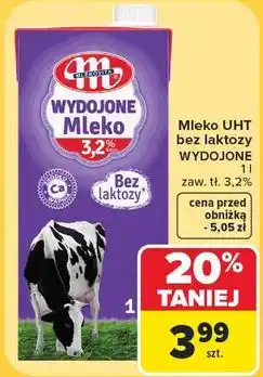 Carrefour Mleko bez laktozy 3.2% Mlekovita Wydojone oferta