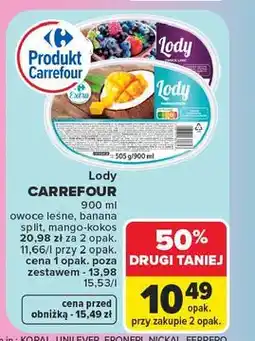Carrefour Lody bananowe Carrefour Extra oferta