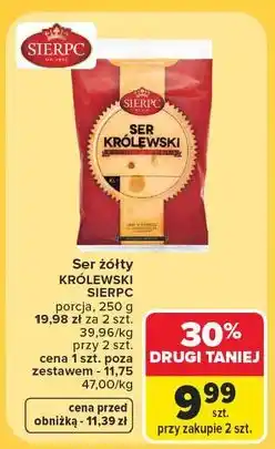 Carrefour Ser królewski Sierpc oferta